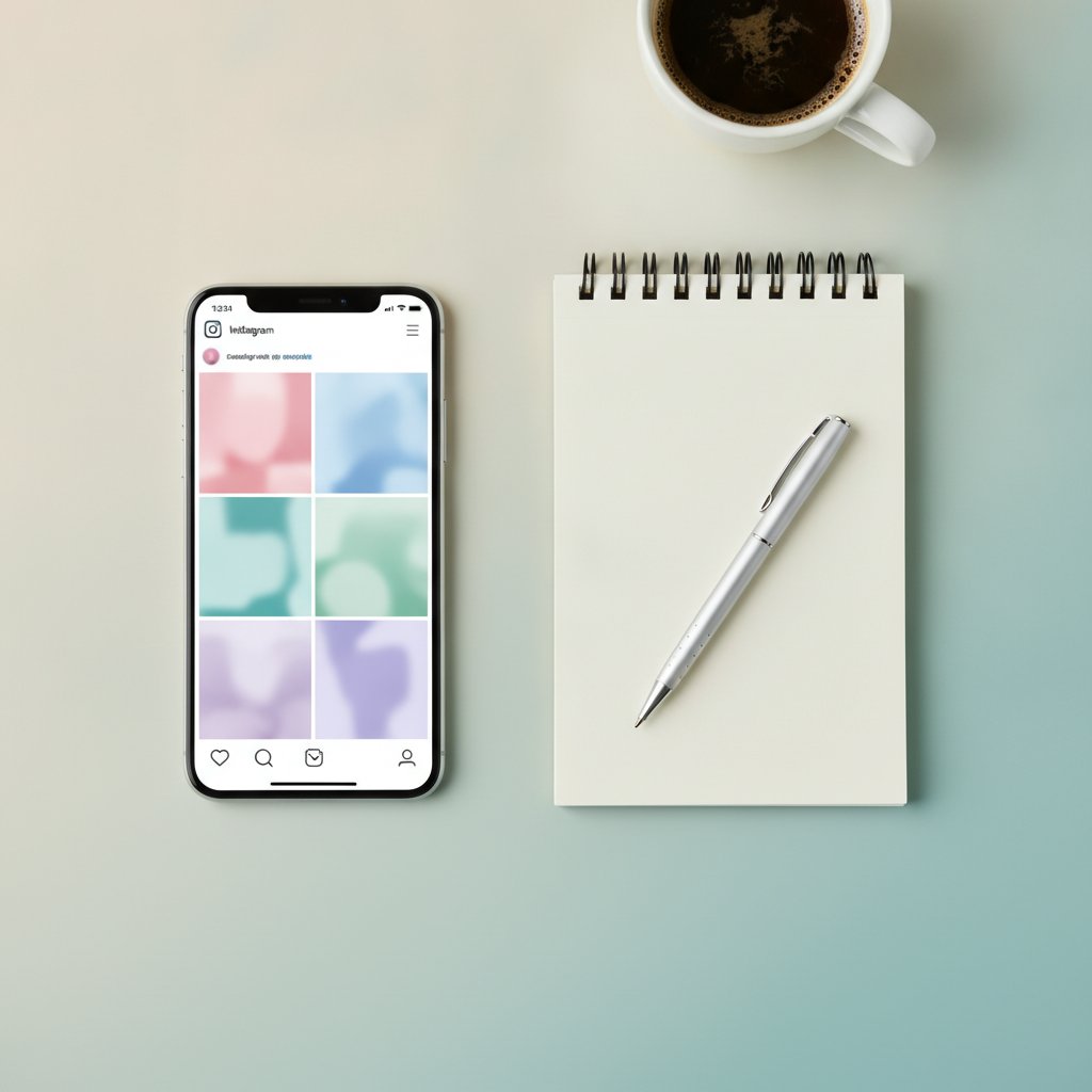 Instagram beslemesi mockup