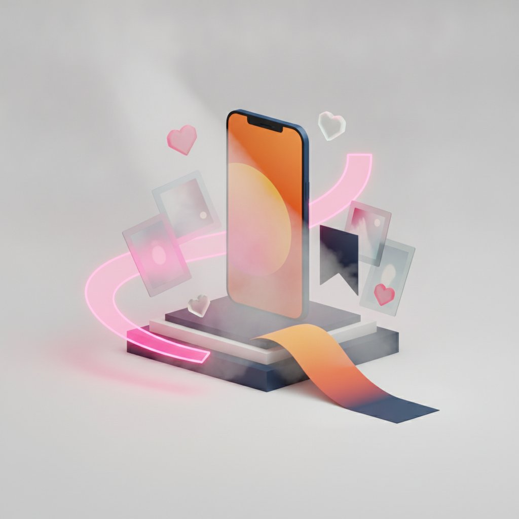 Instagram beslemesi mockup
