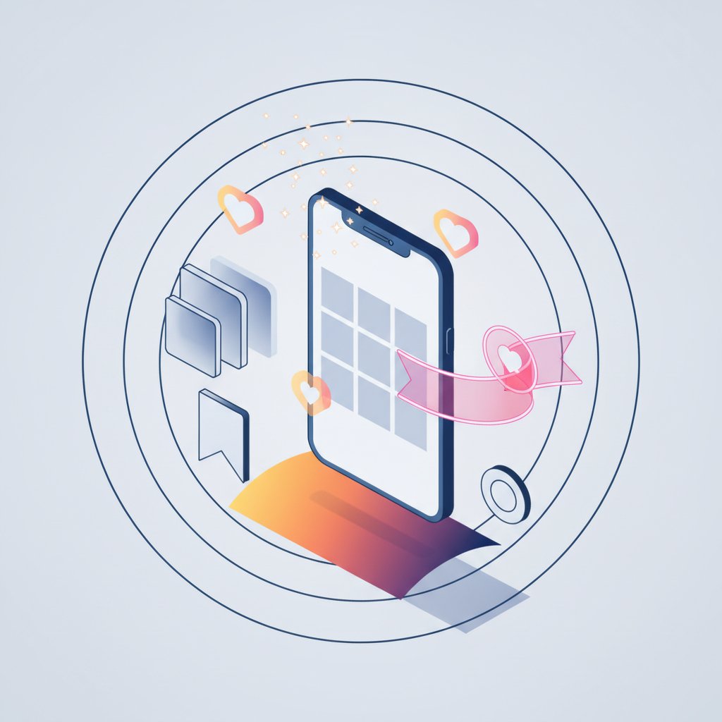 Instagram beslemesi mockup