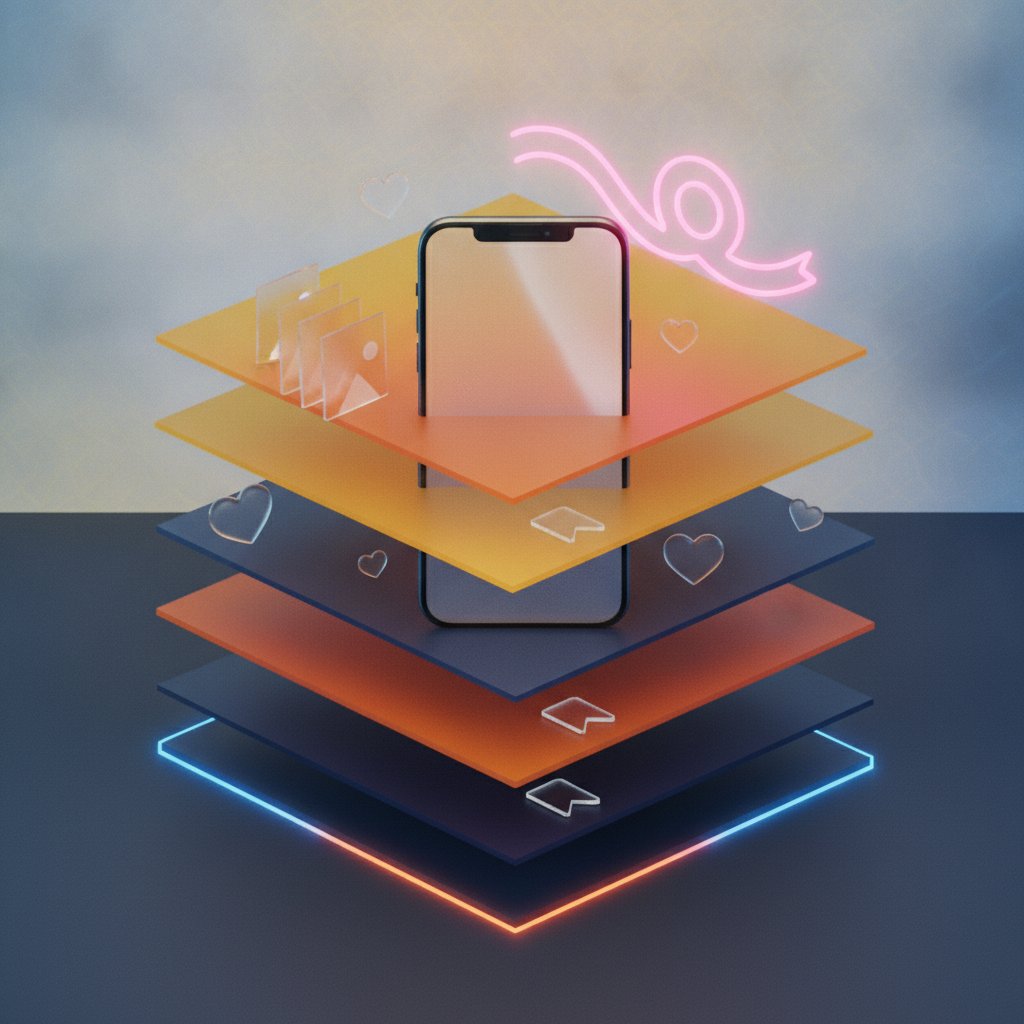 Instagram beslemesi mockup
