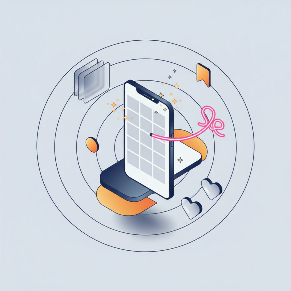 Instagram beslemesi mockup