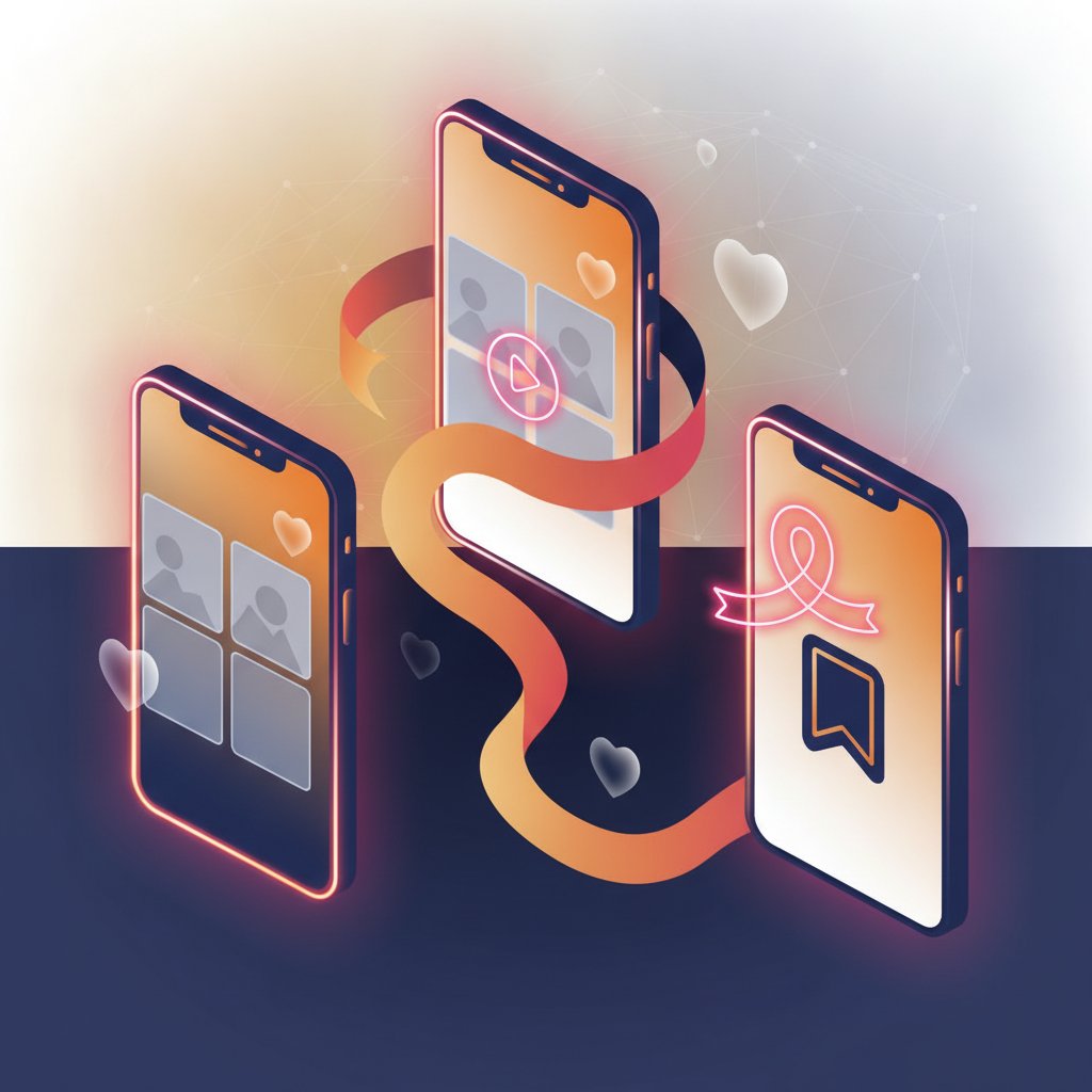 Instagram beslemesi mockup