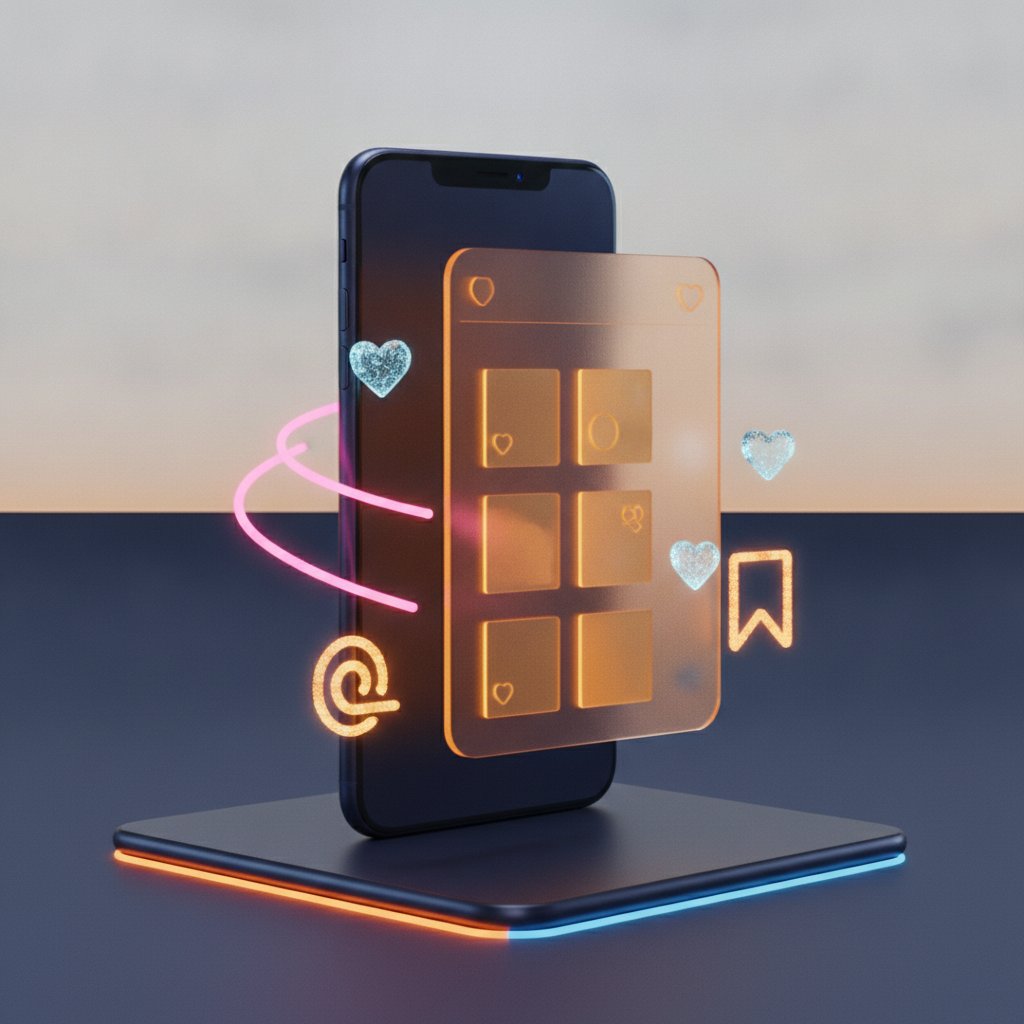 Instagram beslemesi mockup