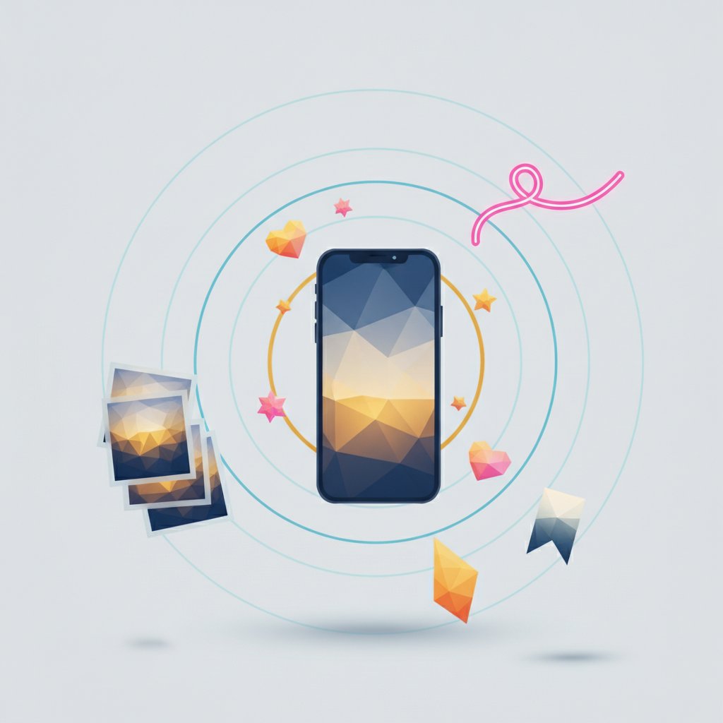 Instagram beslemesi mockup