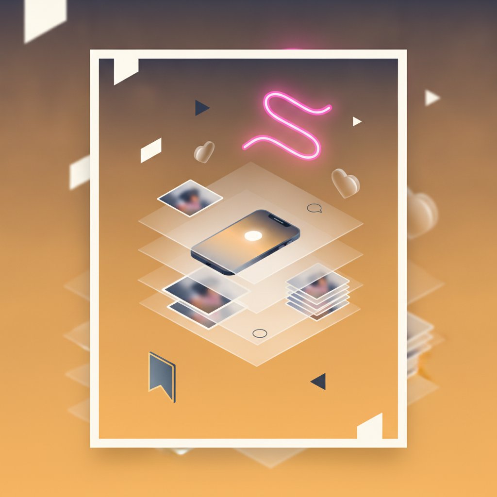 Instagram beslemesi mockup