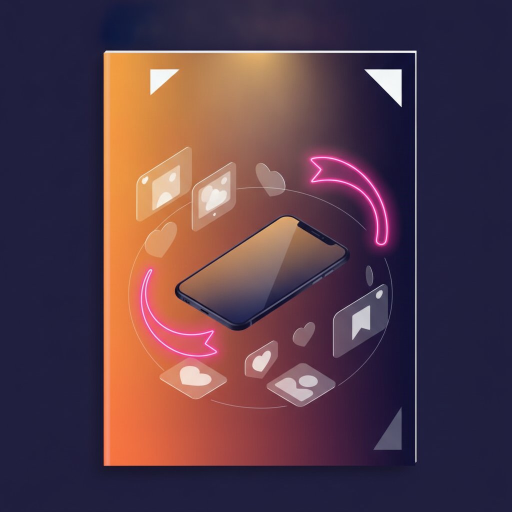 Instagram beslemesi mockup