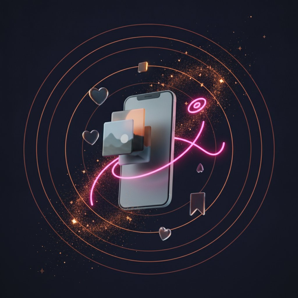 Instagram beslemesi mockup