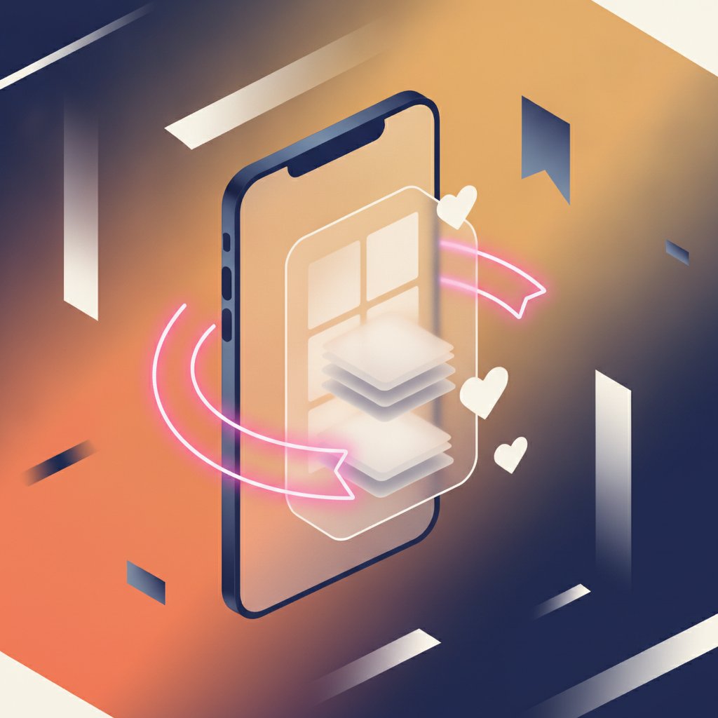 Instagram beslemesi mockup