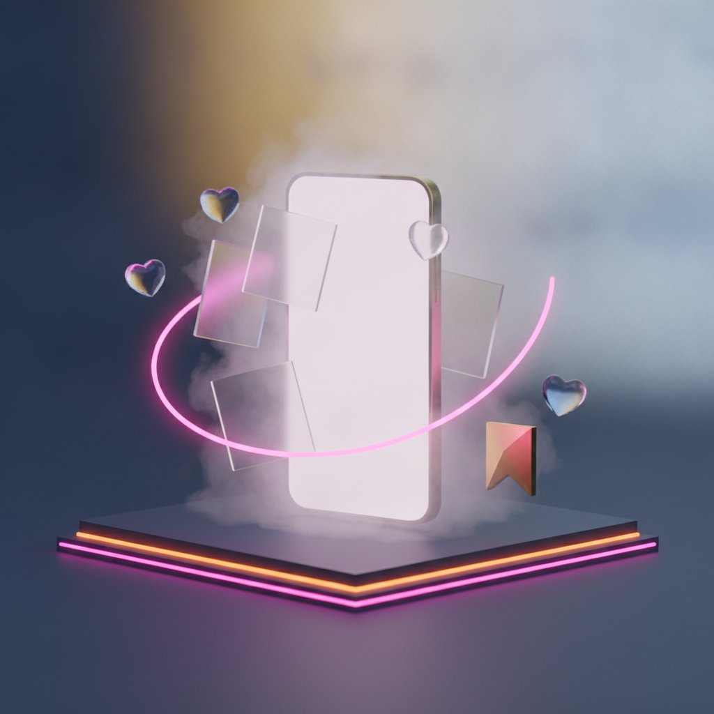 Instagram beslemesi mockup