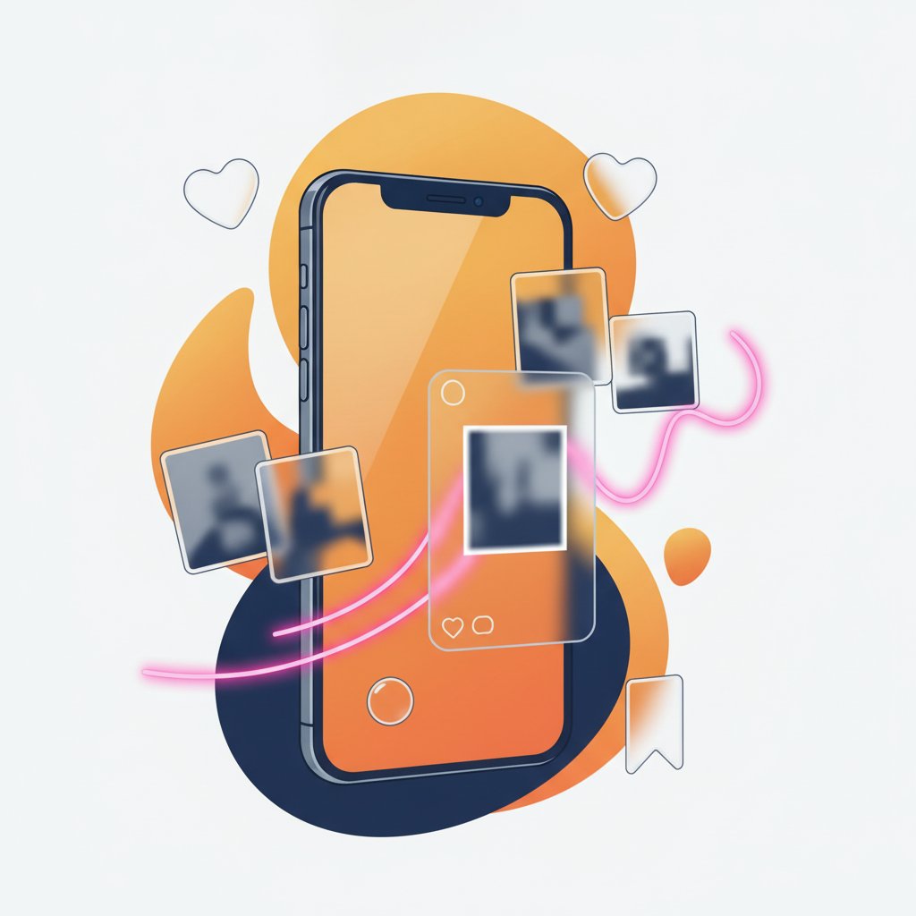Instagram beslemesi mockup