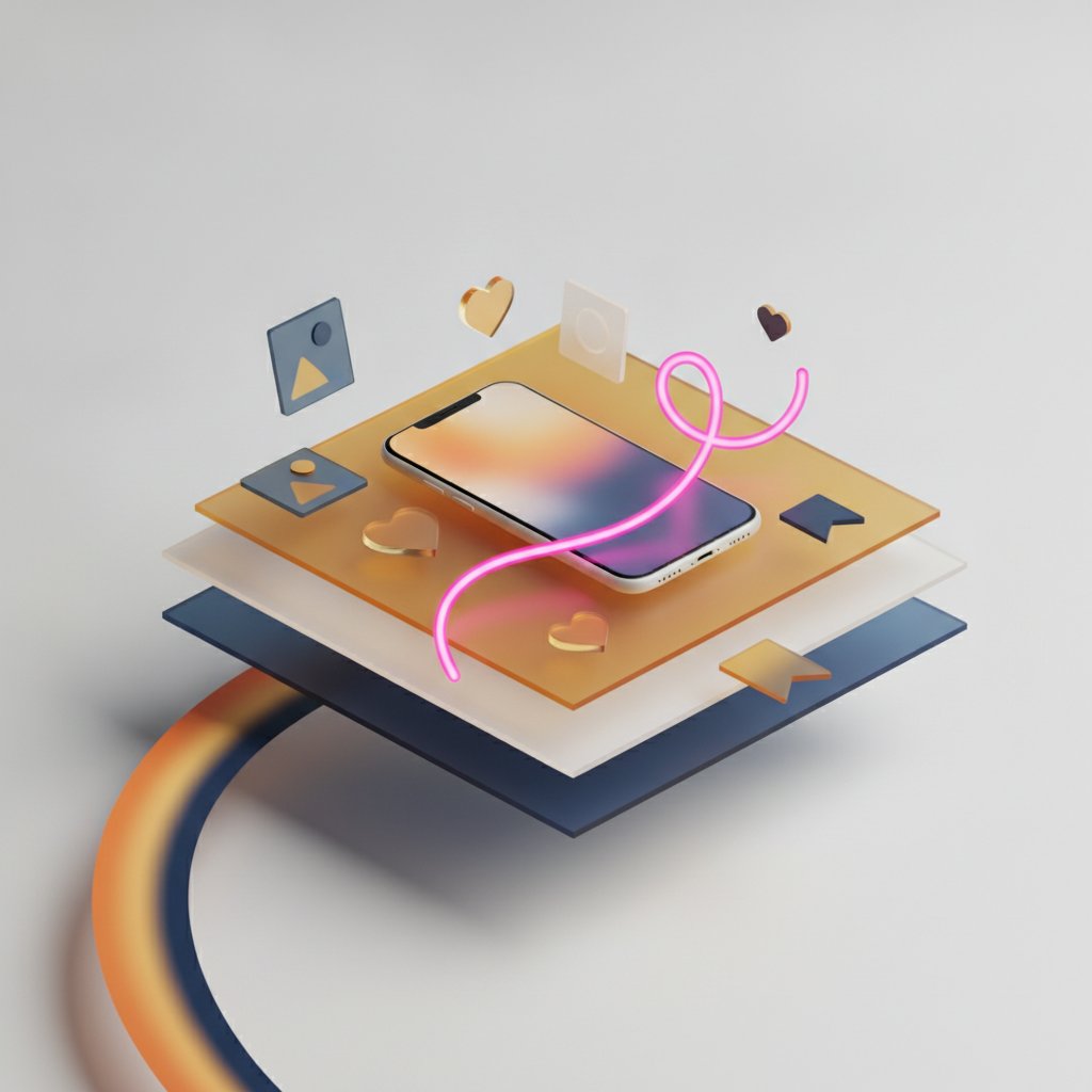 Instagram beslemesi mockup