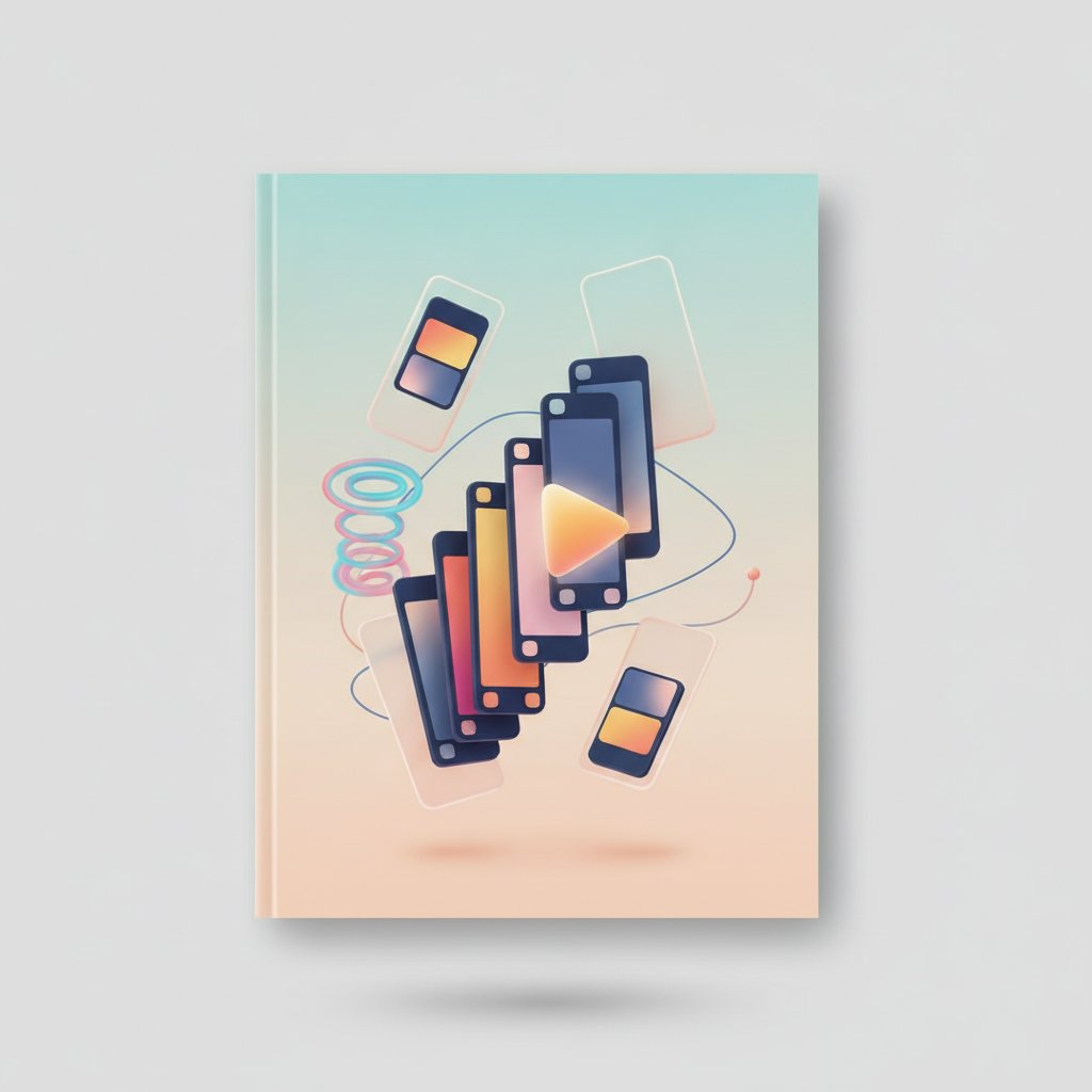Tiktok beslemesi mockup