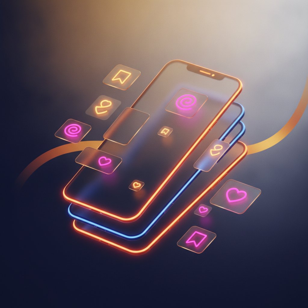 Instagram beslemesi mockup