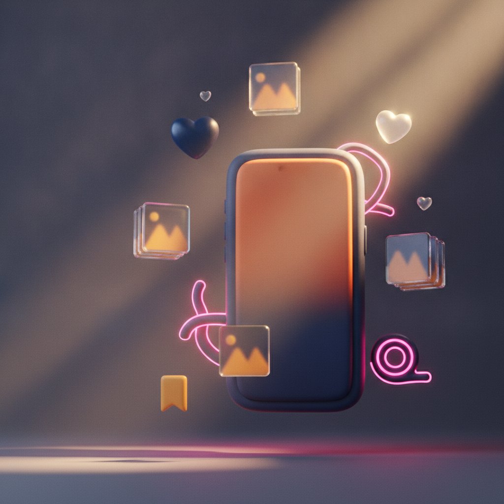 Instagram beslemesi mockup