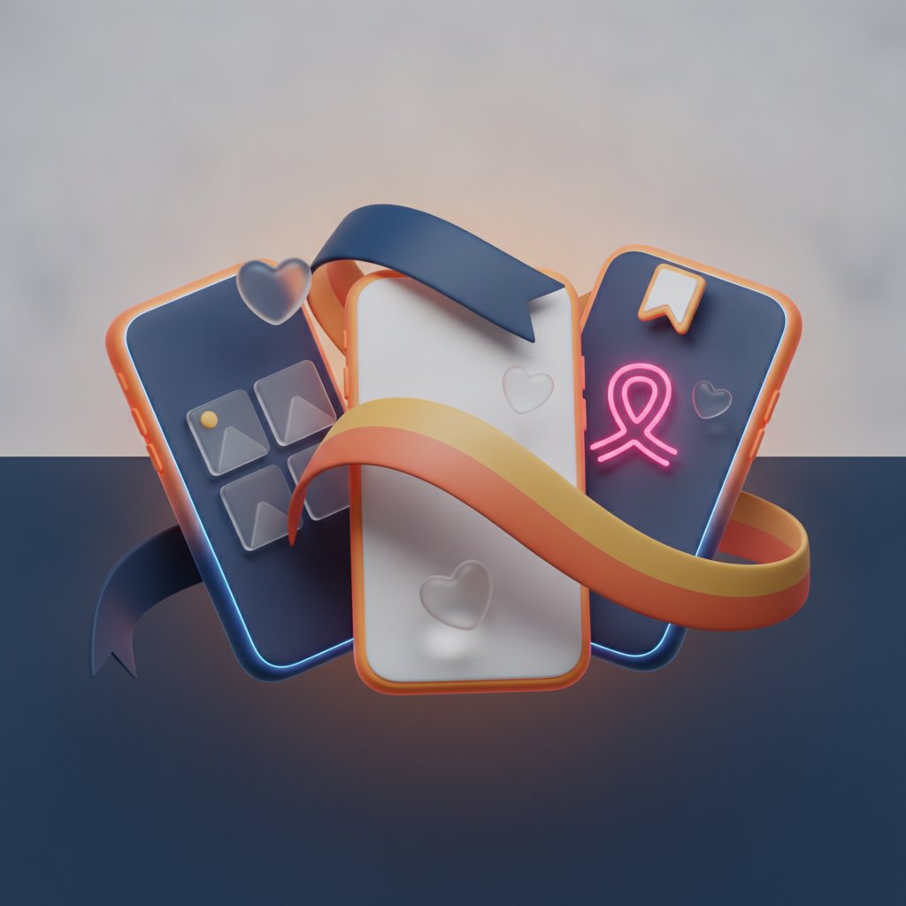Instagram beslemesi mockup