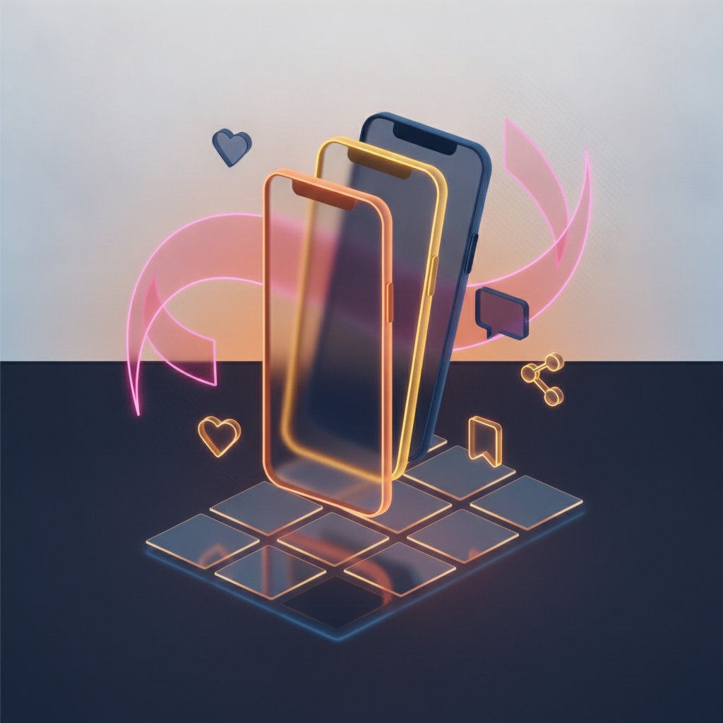 Instagram beslemesi mockup