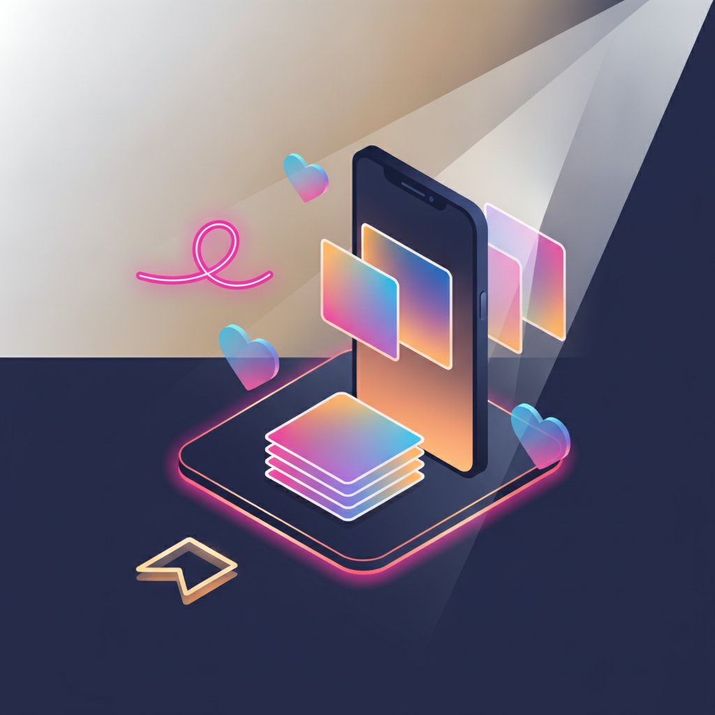 Instagram beslemesi mockup