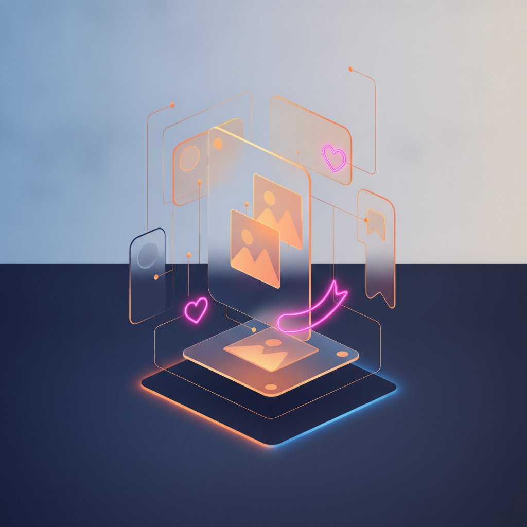 Instagram beslemesi mockup