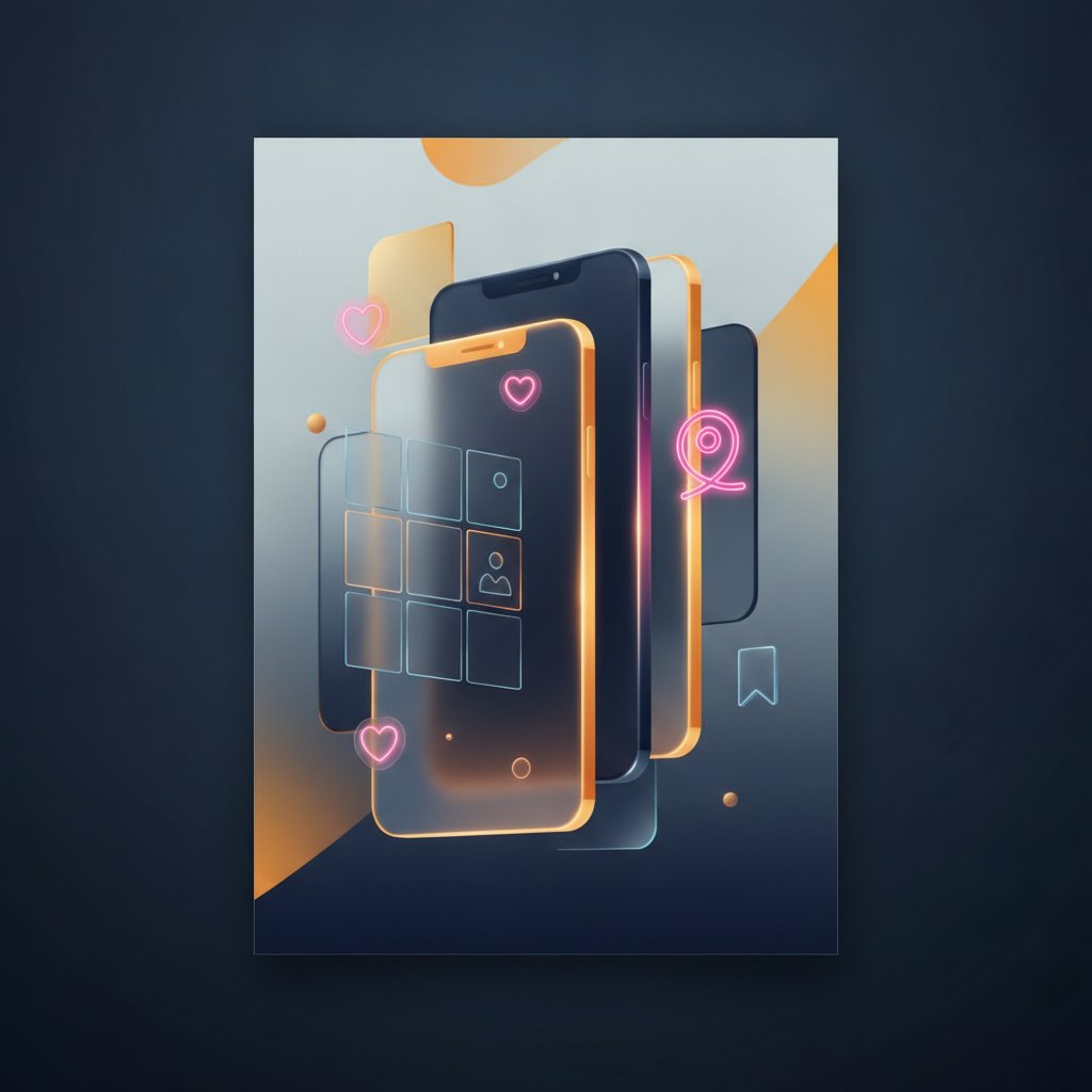 Instagram beslemesi mockup