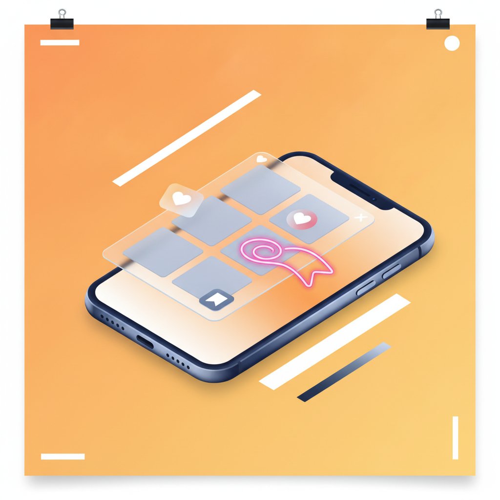 Instagram beslemesi mockup