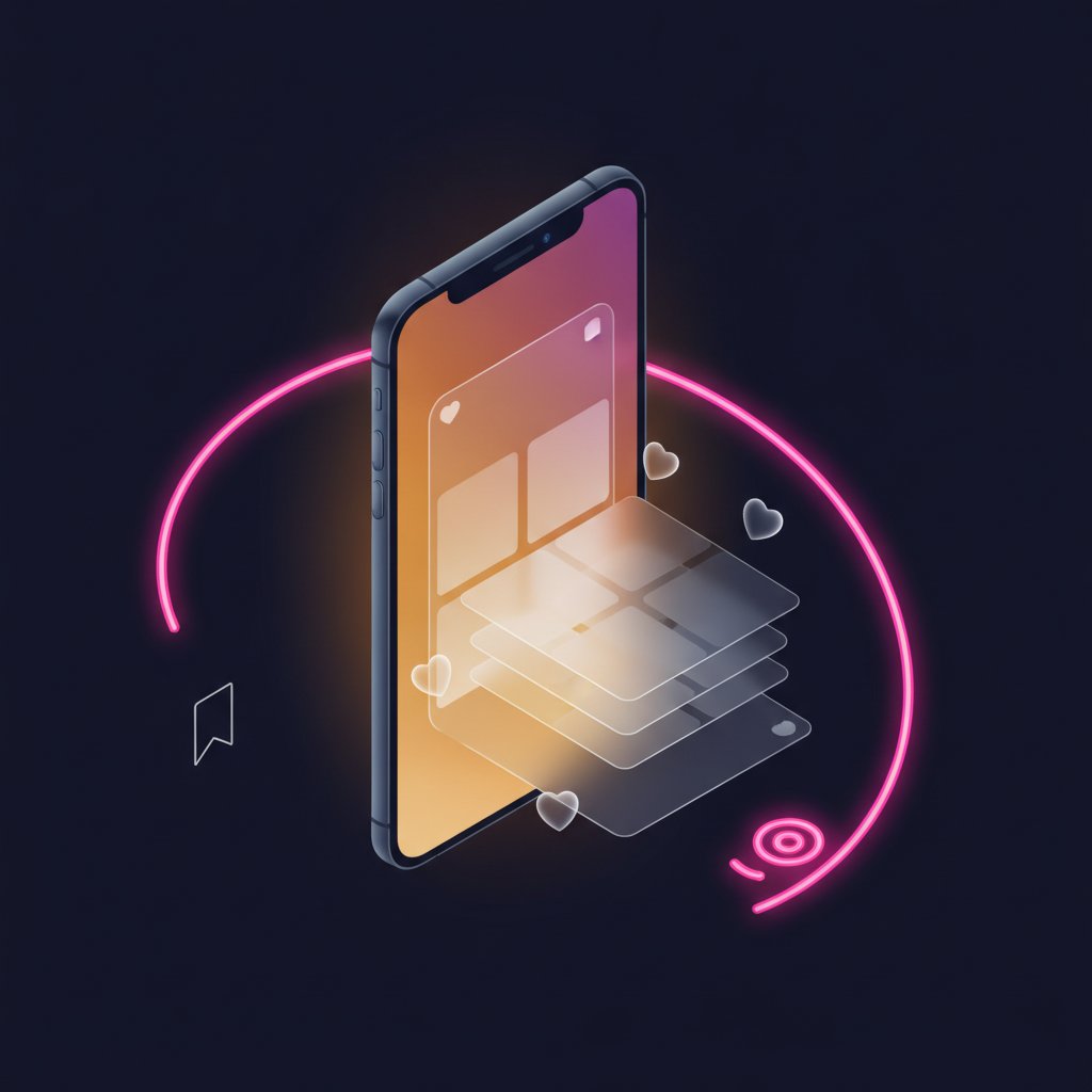 Instagram beslemesi mockup