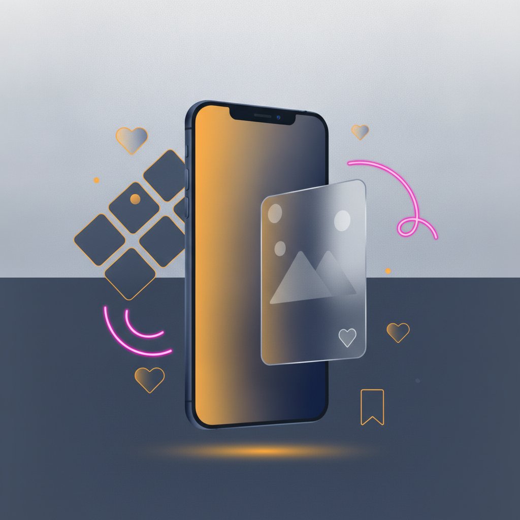 Instagram beslemesi mockup