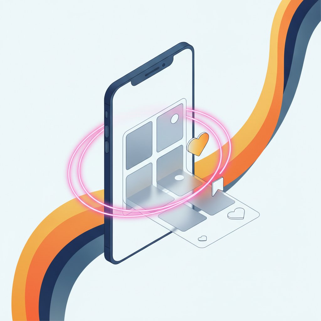 Instagram beslemesi mockup