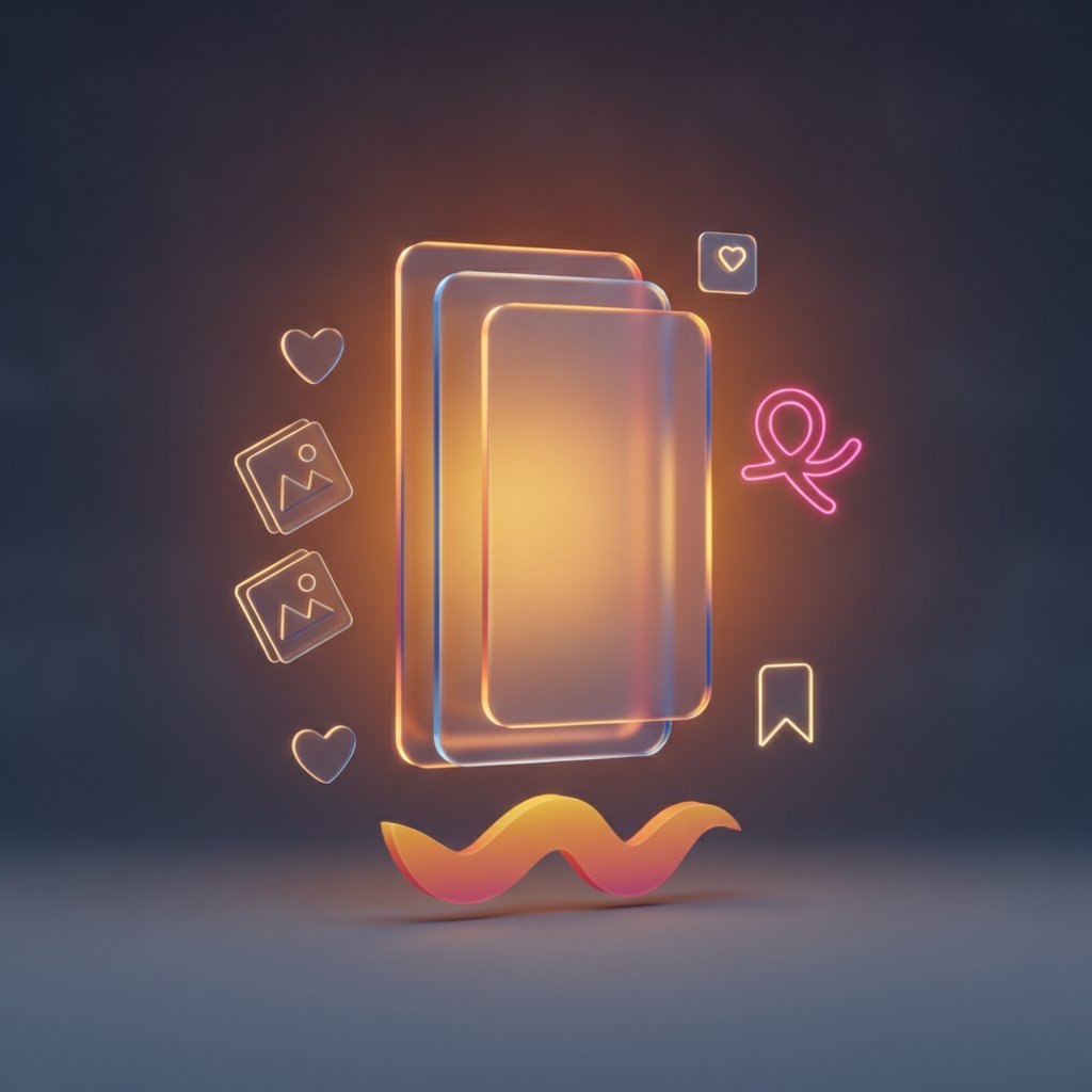 Instagram beslemesi mockup