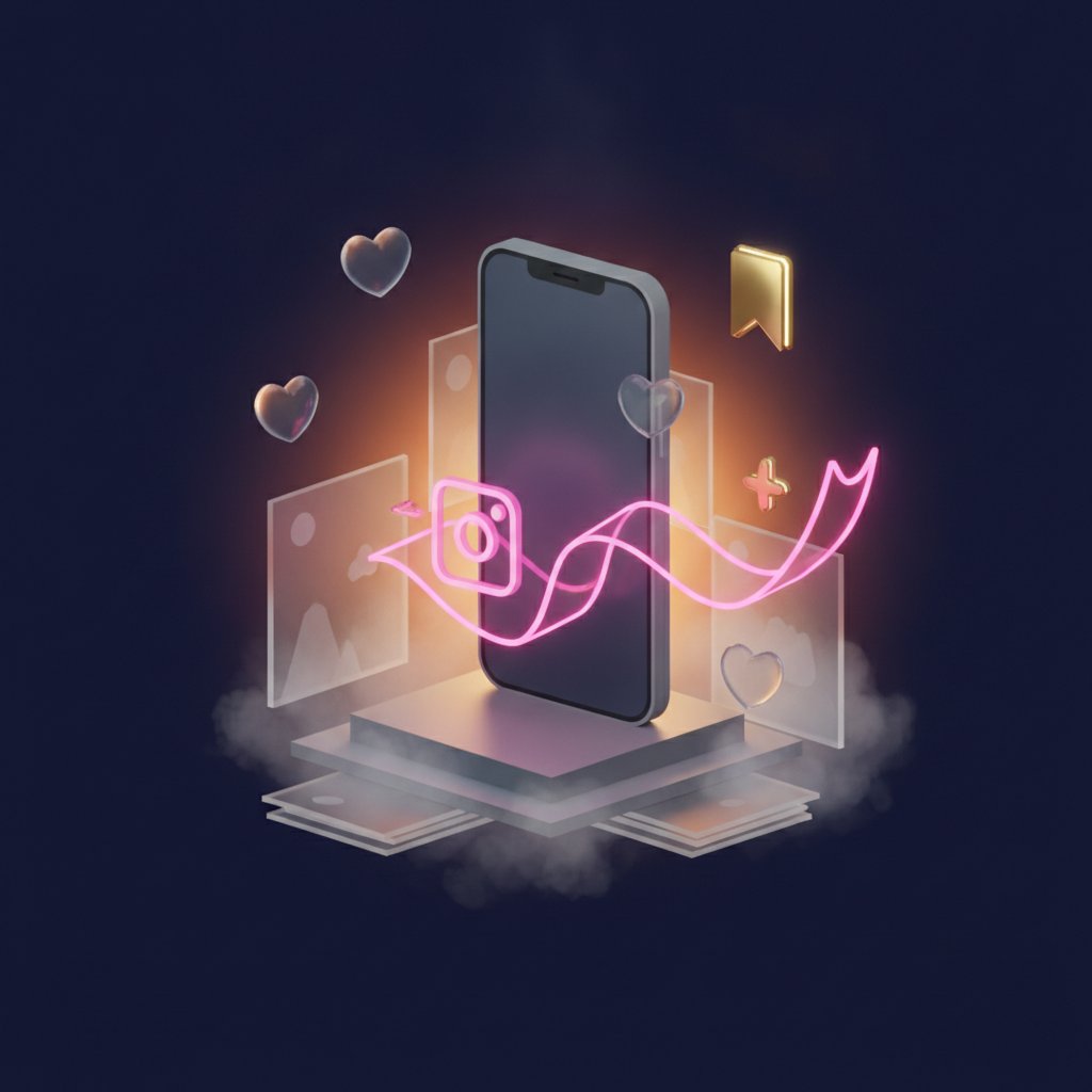 Instagram beslemesi mockup