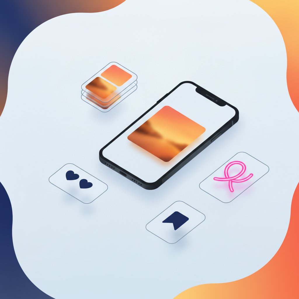Instagram beslemesi mockup