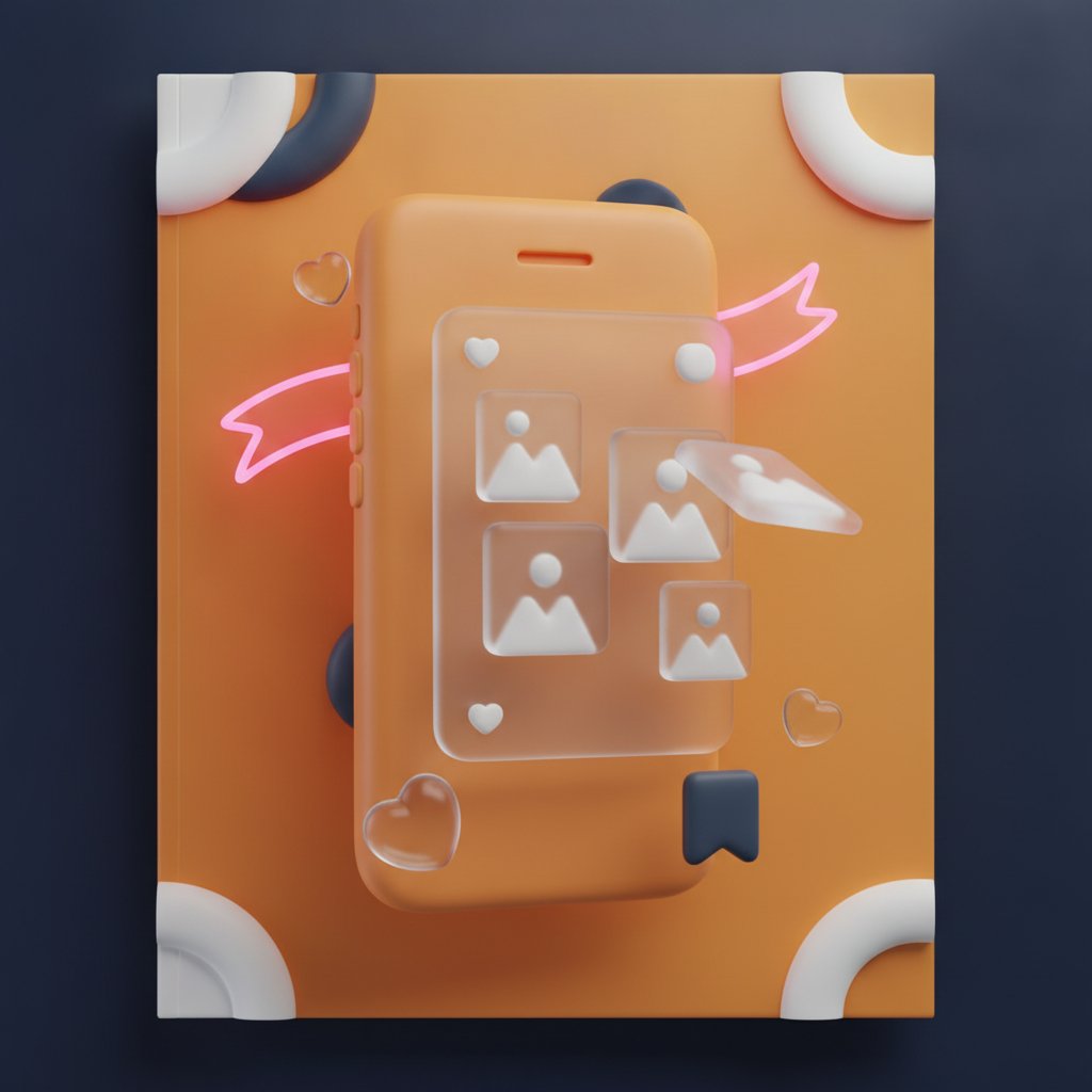 Instagram beslemesi mockup