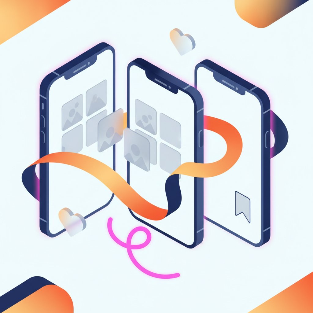 Instagram beslemesi mockup