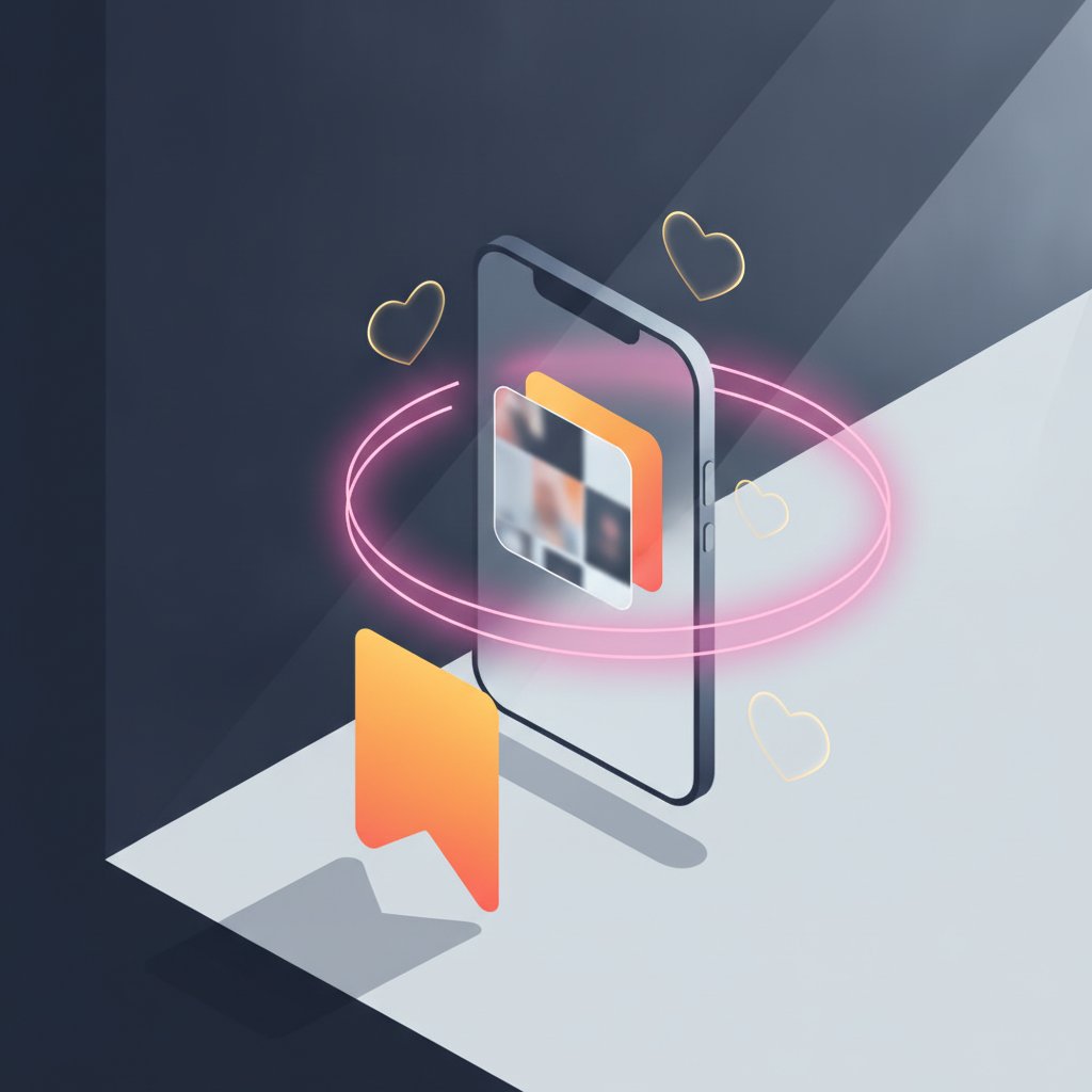 Instagram beslemesi mockup