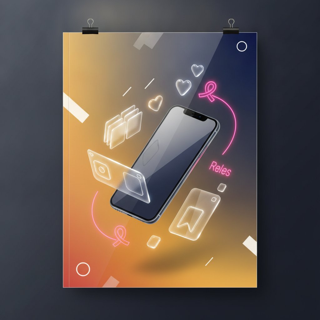 Instagram beslemesi mockup