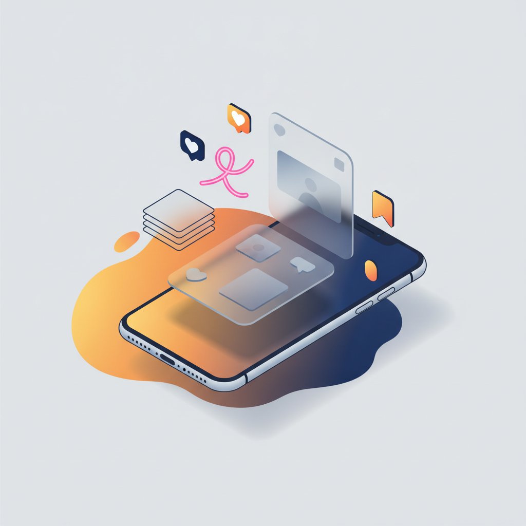 Instagram beslemesi mockup