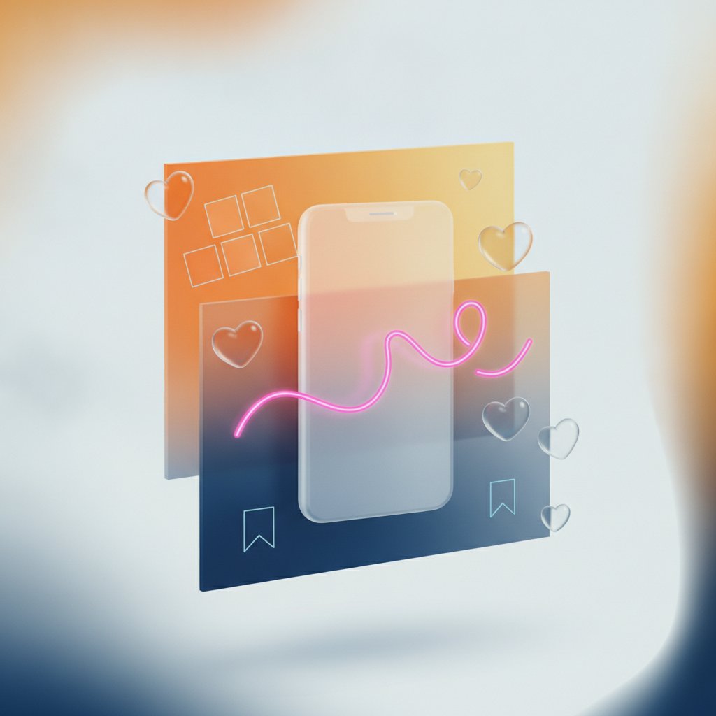 Instagram beslemesi mockup