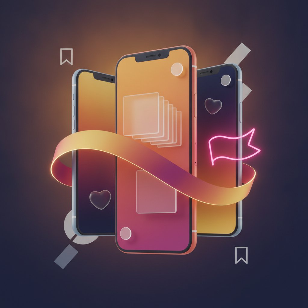 Instagram beslemesi mockup