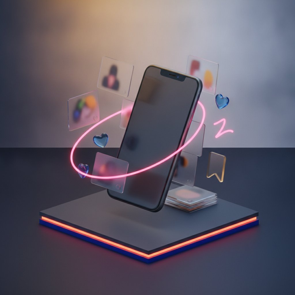 Instagram beslemesi mockup