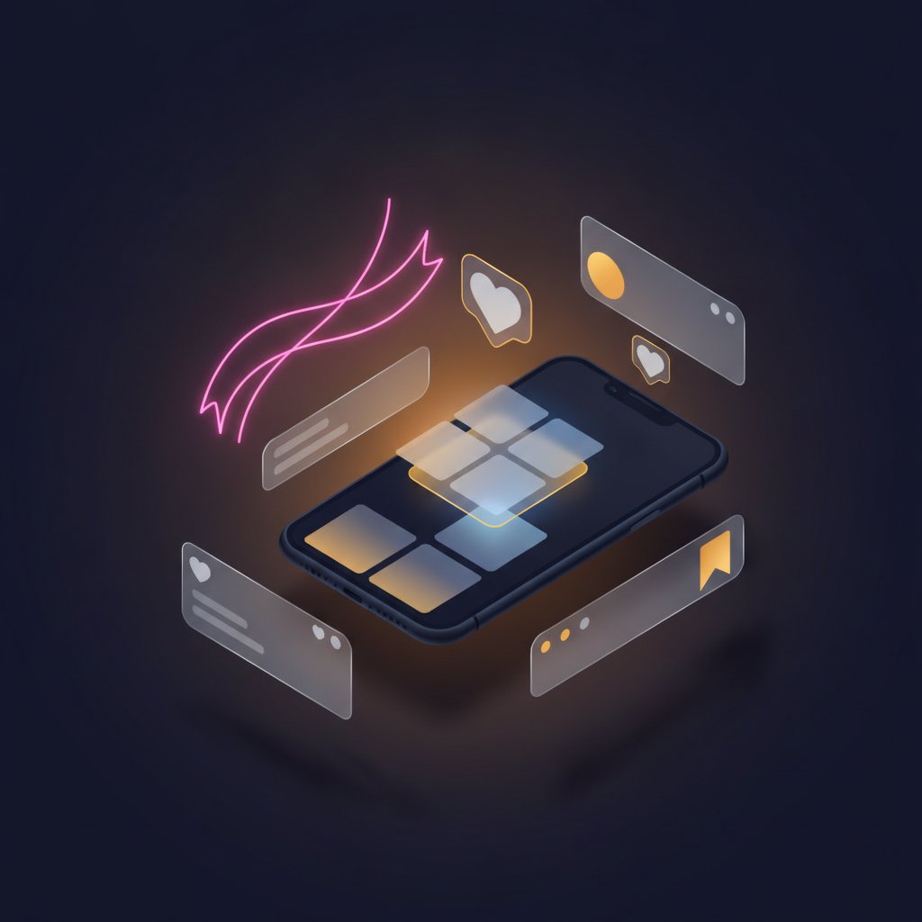 Instagram beslemesi mockup