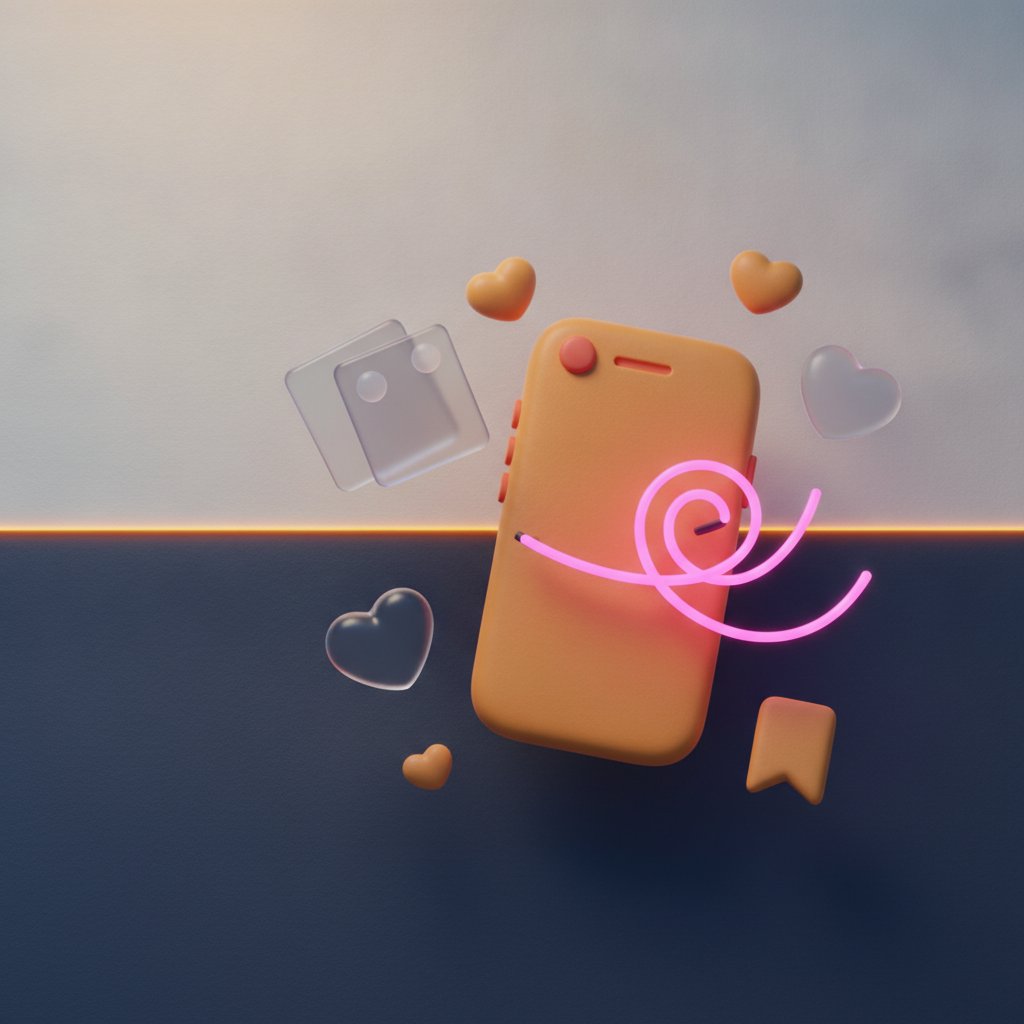 Instagram beslemesi mockup