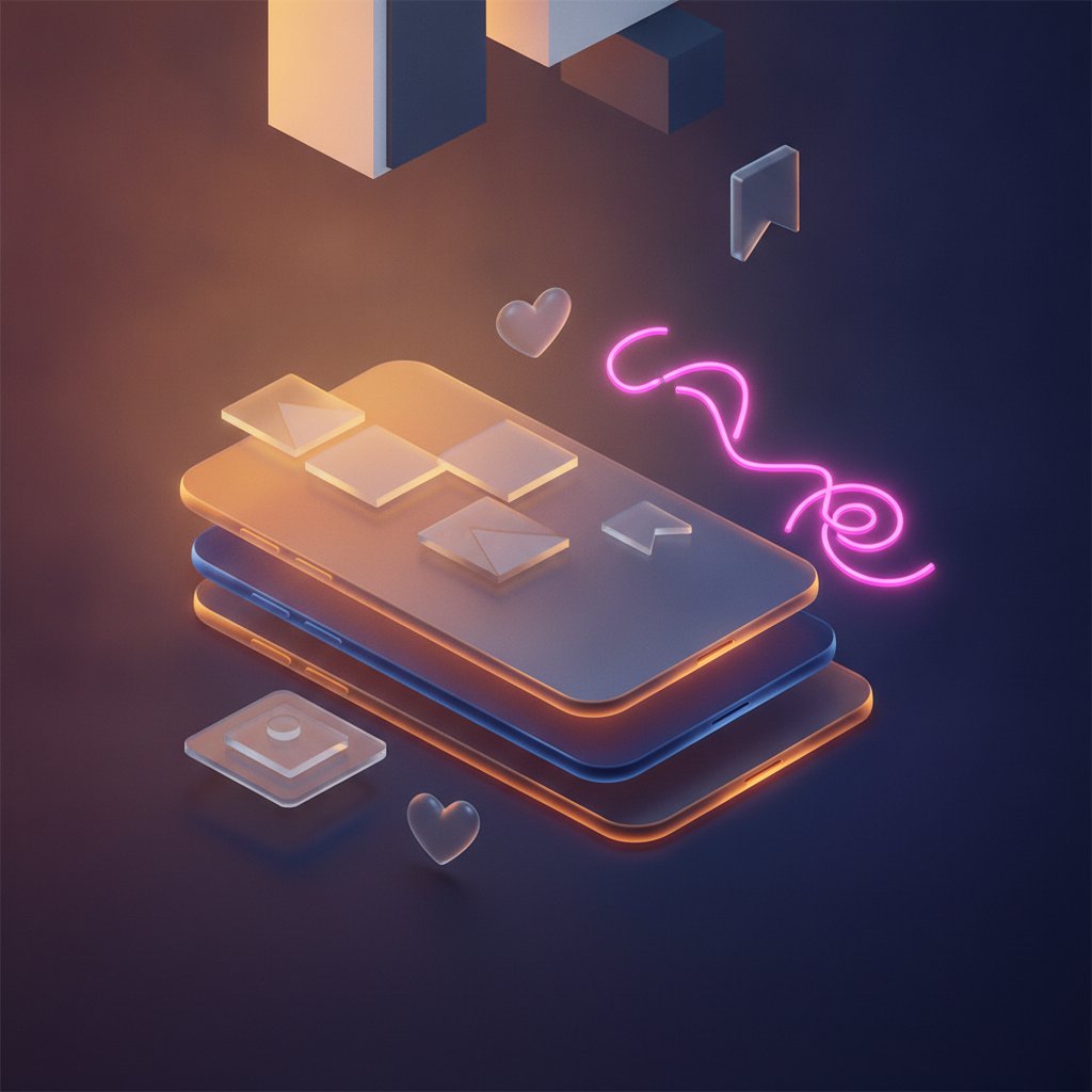 Instagram beslemesi mockup