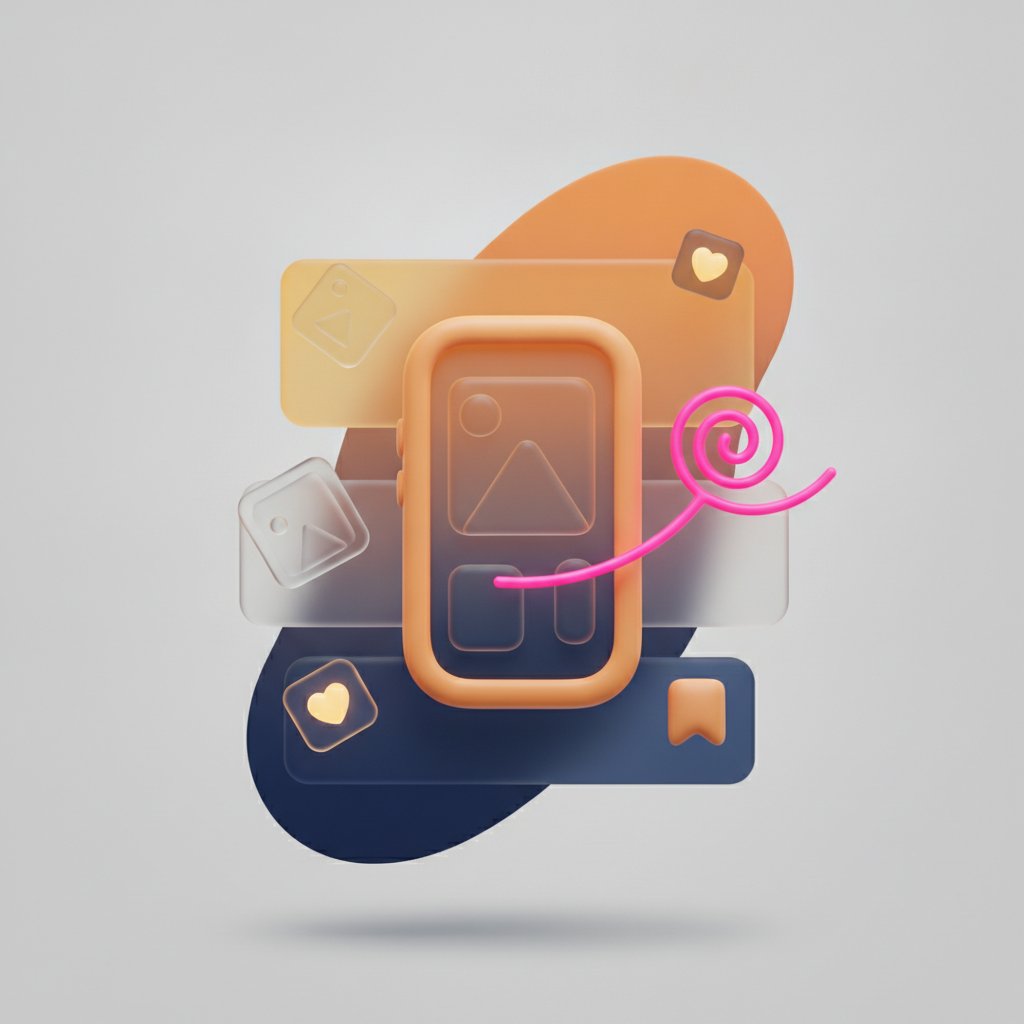 Instagram beslemesi mockup