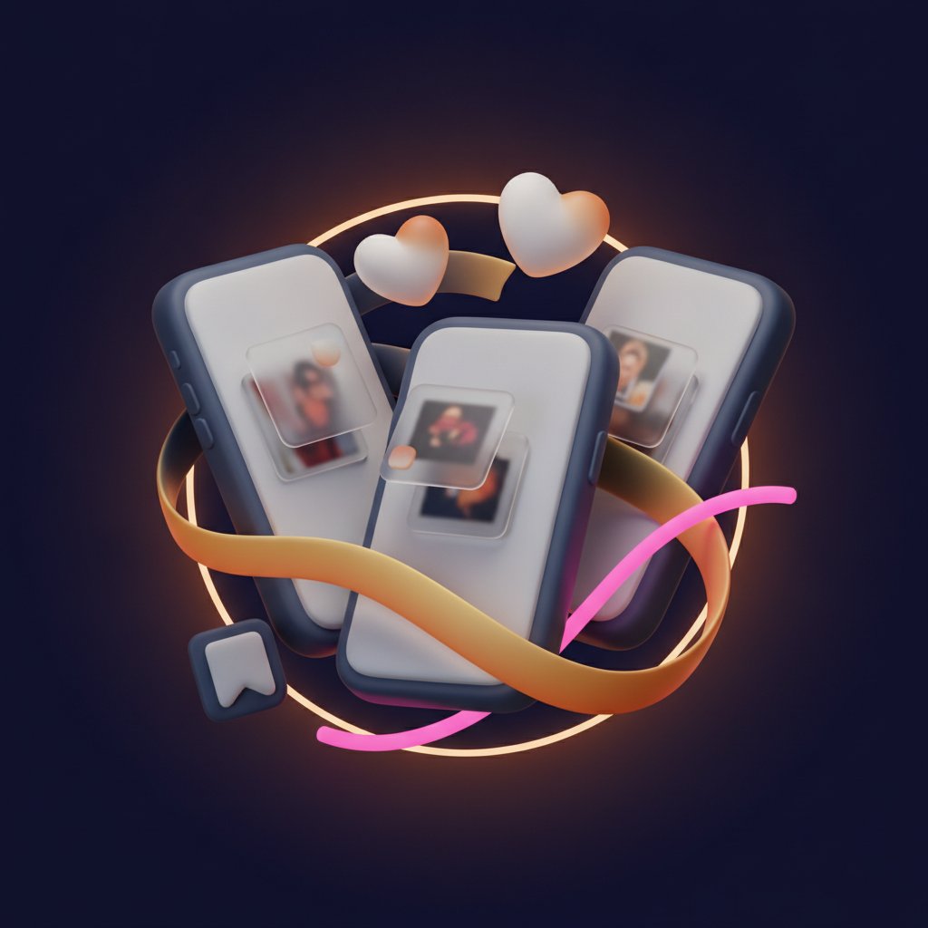 Instagram beslemesi mockup