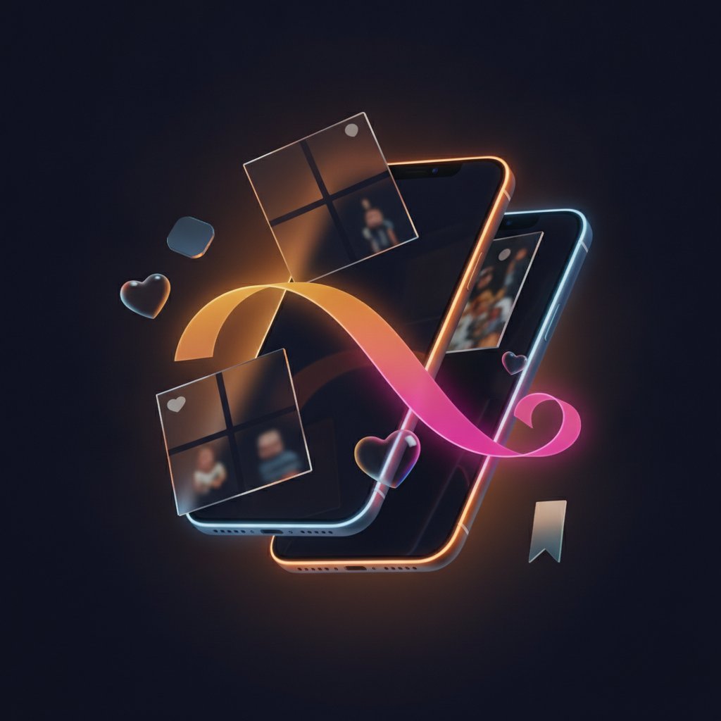Instagram beslemesi mockup