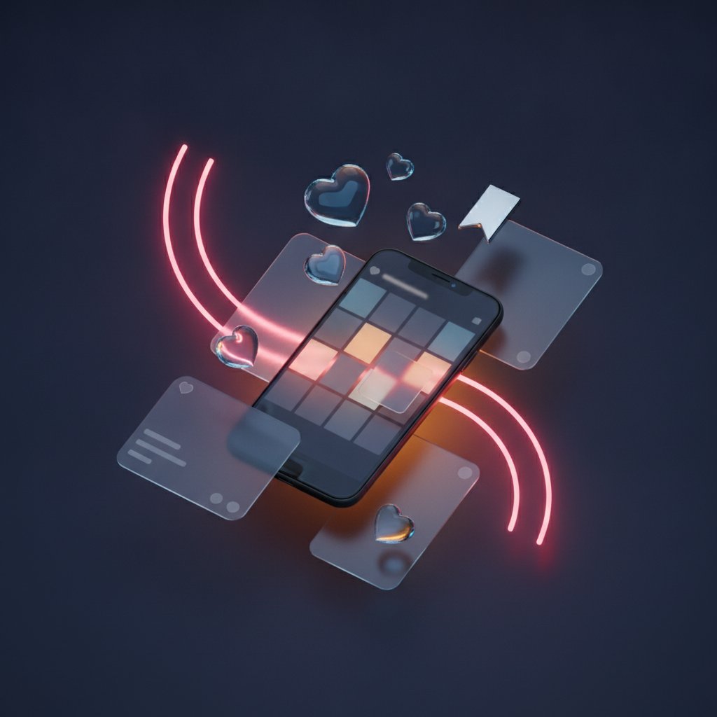 Instagram beslemesi mockup