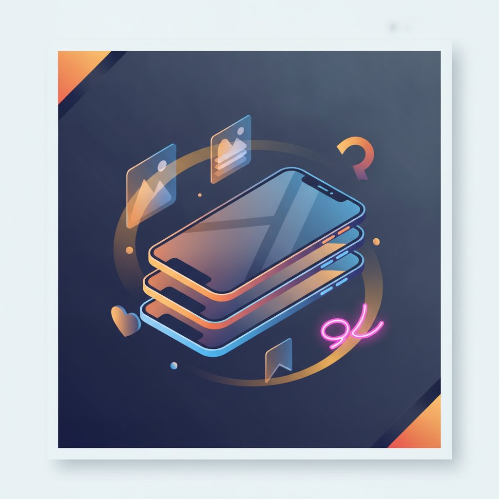 Instagram beslemesi mockup