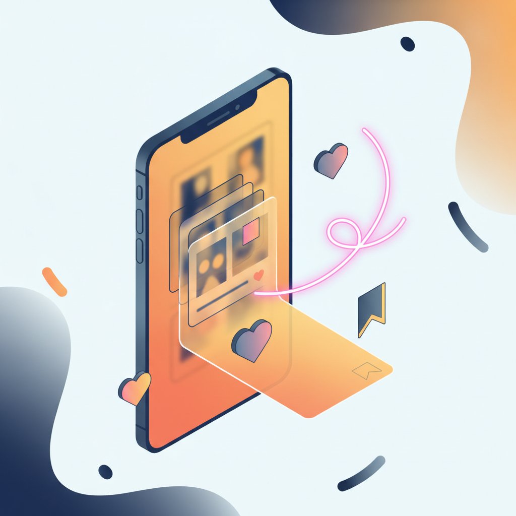 Instagram beslemesi mockup