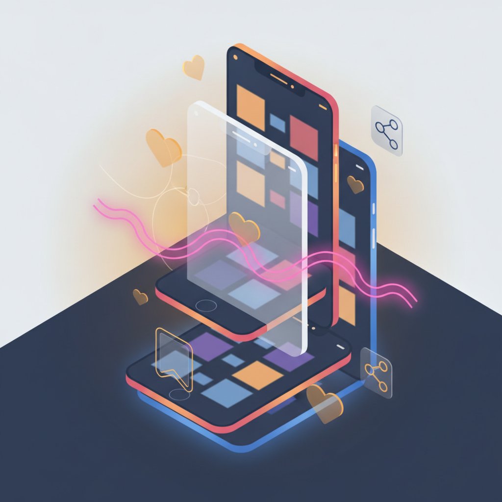 Instagram beslemesi mockup