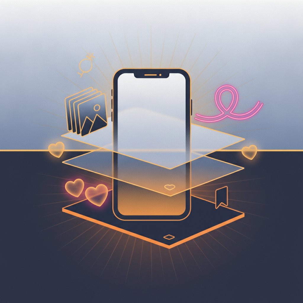 Instagram beslemesi mockup