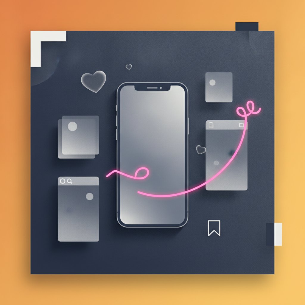 Instagram beslemesi mockup